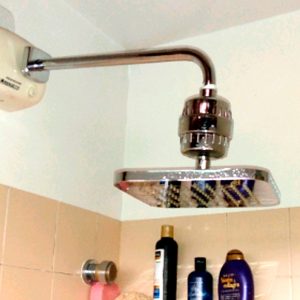 Foto Instalação Filtro Chuveiro